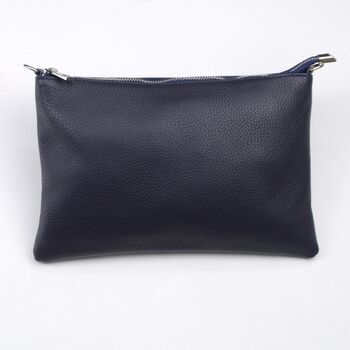 Personalised Leather Clutch Or Crossbody Bag, 11 of 12