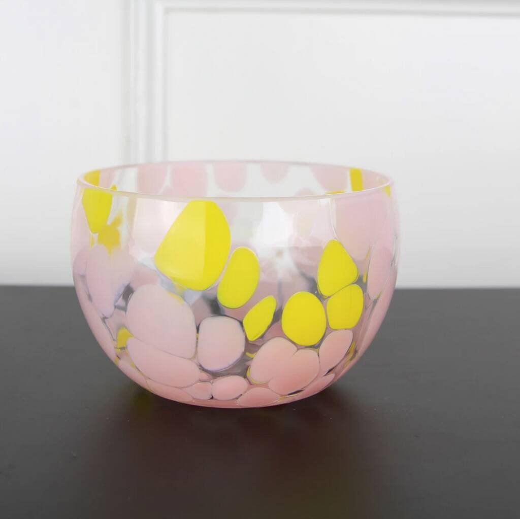 Handmade Confetti Glass Bowls By The Best Room
