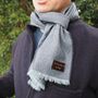 Personalised Lambswool Message Scarf, thumbnail 1 of 12