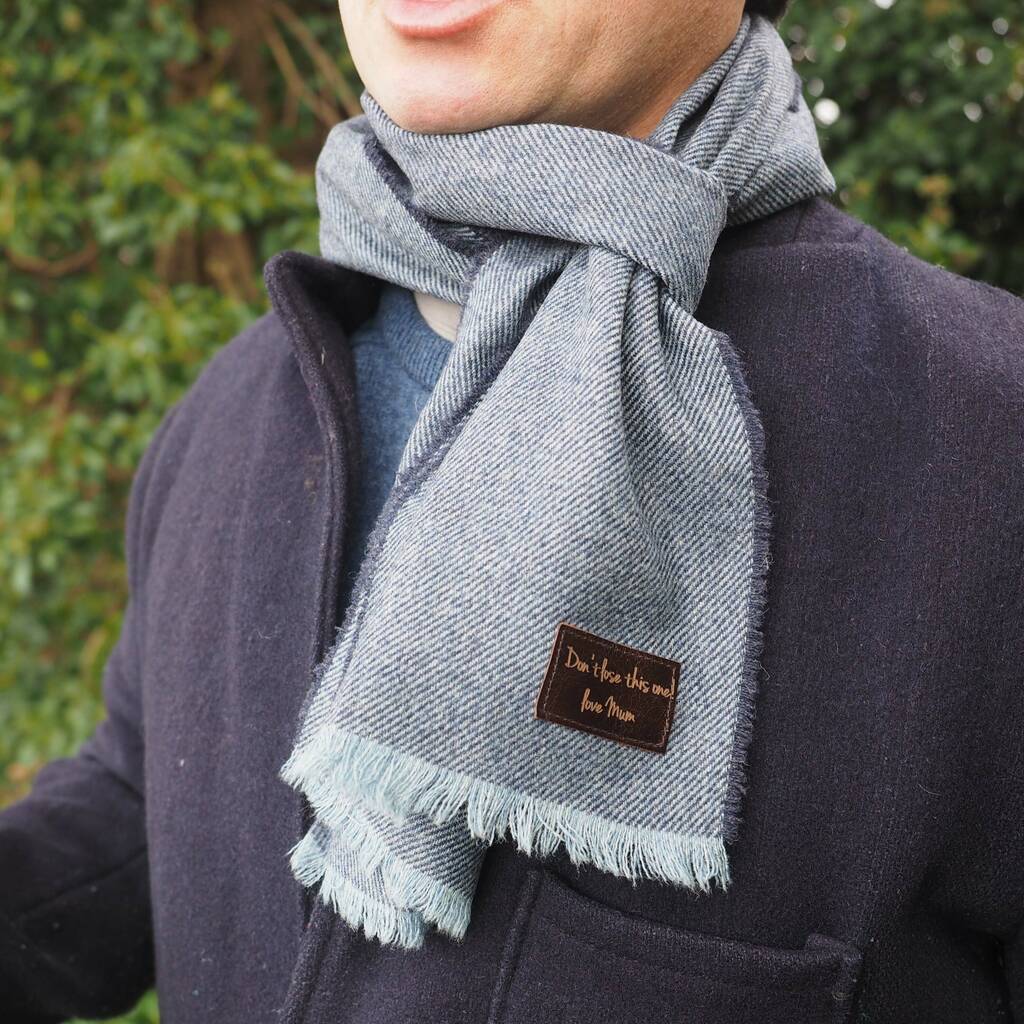 Personalised Lambswool Message Scarf, 1 of 11