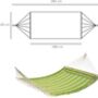Double Cotton Hammock Camping Swing Outdoor Hanging Bed, thumbnail 11 of 11