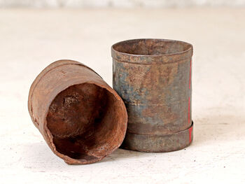 Set Of Three Vintage Metal Pots, 2 of 9
