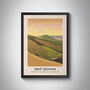 Kent Downs Aonb Travel Poster Art Print, thumbnail 1 of 8