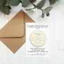 Wedding Rings Wooden Save The Date Magnet, thumbnail 7 of 8