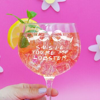 You're My Lobster Gin Glass, 2 of 4