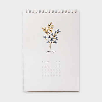 Illustrated Floral 2022 Desk Calendar, 5 of 7