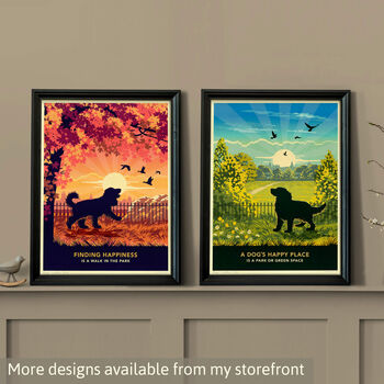 Two Spaniels Limited Edition Beach Fun Gift Print, 9 of 12