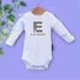 Personalised Alphabet Baby Body Vest, thumbnail 7 of 11