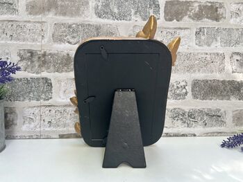 Cream And Gold Butterfly Photo Frame – 6x4 Inch Portrait, 6 of 10