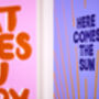 Here Comes The Sun Beatles Print Lilac, thumbnail 7 of 10