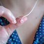Sterling Silver Pet Paw Necklace, thumbnail 2 of 6