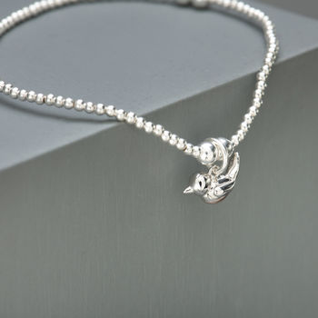 Silver And 18ct Gold Plated Robin Charm Bracelet, 2 of 3