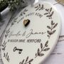 New Home Personalised Keepsake Plaque, thumbnail 2 of 3