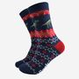 Men's Bamboo Socks T Rex Fair Isle, thumbnail 2 of 5