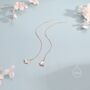 Sterling Silver Butterfly Long Ear Threaders, thumbnail 4 of 11