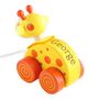 Personalised Wooden Giraffe Pull Along Toy, thumbnail 4 of 7