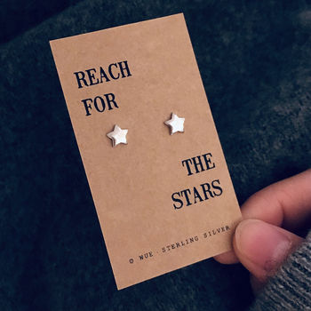 Silver Star Earrings. Reach For The Stars, 2 of 5