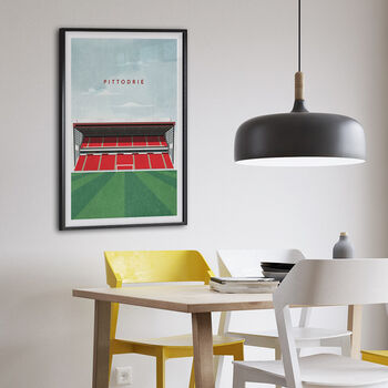 Any Football Stadium Retro Illustrated Art Print Gift, 6 of 12