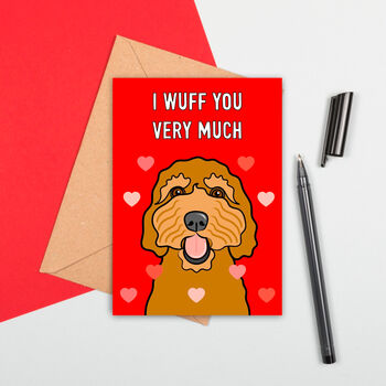 Cockapoo Dog Love Card, 2 of 2