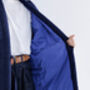 Japanese Padded Cotton Kimono Jacket Size X Large Navy, thumbnail 5 of 8