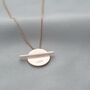 Martha Personalised Disc And Bar Necklace, thumbnail 5 of 12