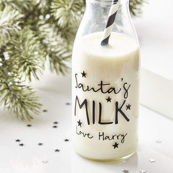 Personalised Christmas Eve Milk Bottle, 3 of 3
