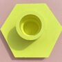 Neon Candle Holder Yellow, thumbnail 3 of 7