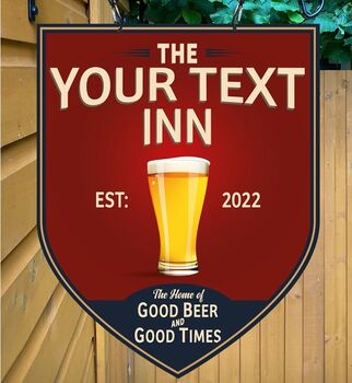 Stumble Inn Personalised Home Pub Sign / Man Cave Sign, 3 of 9