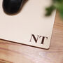 Personalised Premium Leather Mouse Pad, Initials, Name, thumbnail 7 of 11
