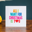 'all I Want For Christmas Is You' Christmas Card By Mrs L Cards ...