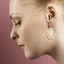 Silver Overlapping Two Way Ear Jacket Earrings, thumbnail 4 of 5