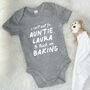 Auntie Uncle Can't Wait To Teach.. Babygrow, thumbnail 1 of 9