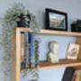 Handmade Solid Wooden Wall Mounted Bookcase, thumbnail 6 of 6