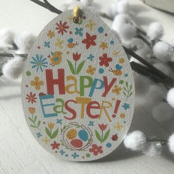 Personalised Happy Easter Egg Decoration, 6 of 6