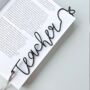 Personalised Teacher Bookmark, thumbnail 5 of 9
