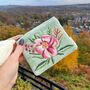 Floral Embroidered Velvet Purse, thumbnail 2 of 4