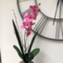 Pink Artificial Silk Orchid Mothers Day Gift, thumbnail 3 of 6