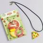 Pizza Themed Jewellery Craft Mini Kit, thumbnail 3 of 5