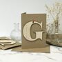 Personalised Initial Letter Birthday Cards, thumbnail 1 of 12