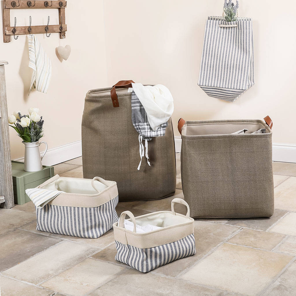 nautical hamper storage basket collection by dibor