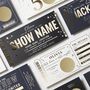 Personalised Gold Foil Concert Ticket, thumbnail 8 of 8