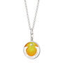 My Lucky Star Yellow Enamel Coin Necklace, thumbnail 10 of 10
