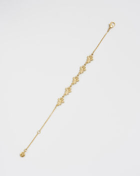 Oak Leaf Gold Bracelet, 3 of 8