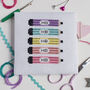 'Crayons' Mini Cross Stitch Kit, thumbnail 1 of 2
