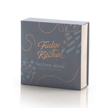Father's Day Tasting Menu Fudge Selection Artisan Handmade Fudge, 3 of 5