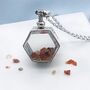 Personalised Fillable Hexagon Locket Necklace, thumbnail 5 of 7