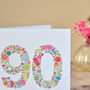Girlie Things 90th Birthday Card, thumbnail 5 of 6