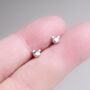 Tiny Bear Sterling Silver Stud Earrings, thumbnail 1 of 7