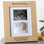 Personalised Baby Scan Photo Frame For New Mum, thumbnail 1 of 5