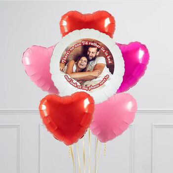 There's No One I'd Rather Humorous Valentine Balloon, 3 of 6